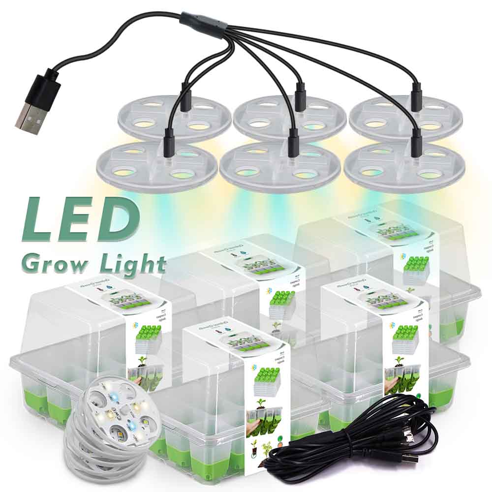 Plant Parent Kit - LED Grow Light Seedling Starter Tray