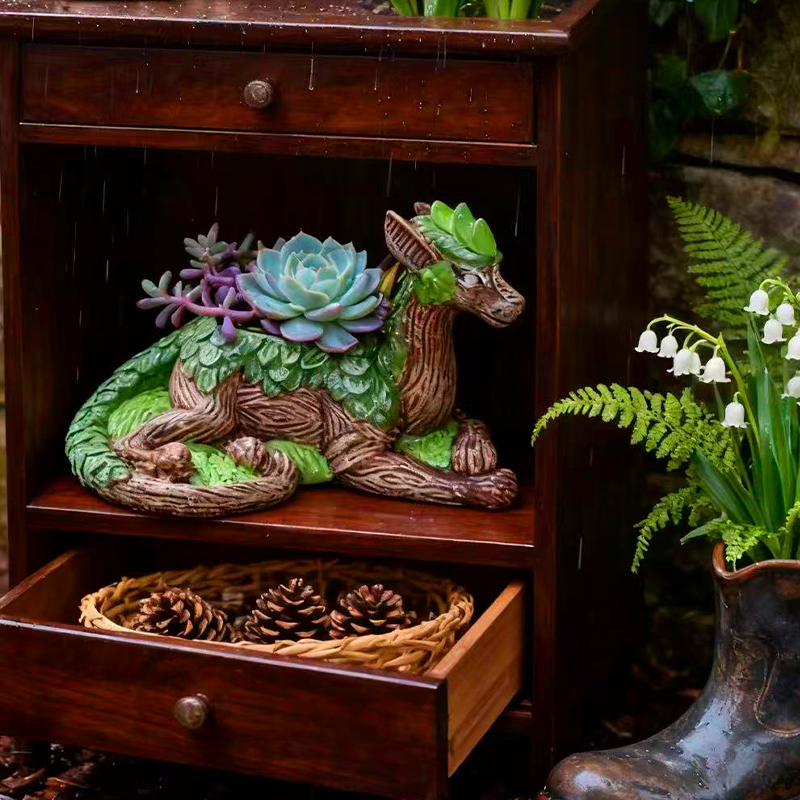 Creative Dragon Tree Flower Po - đánh giá và giá Snake Plant Ceramic
