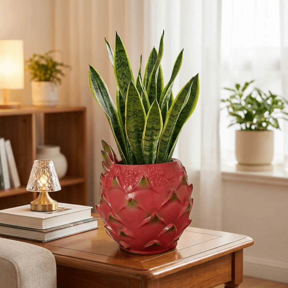 Creative Resin Dragon Fruit Pl - đánh giá và giá Snake Plant Ceramic