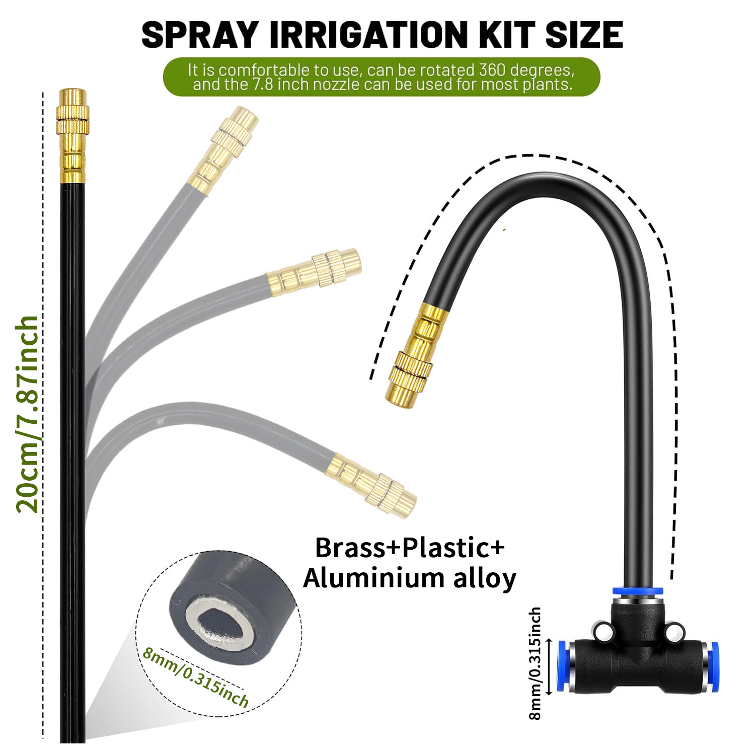 Garden 5/8mm PE Hose Sprayer K - đánh giá và giá Plant Parent Kit