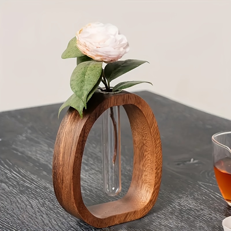 1pc Walnut Solid Wood Flower S - đánh giá và giá Snake Plant Ceramic