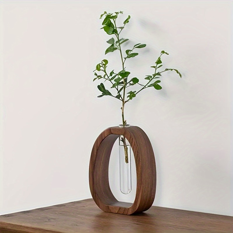 1pc Walnut Solid Wood Flower S - đánh giá và giá Snake Plant Ceramic