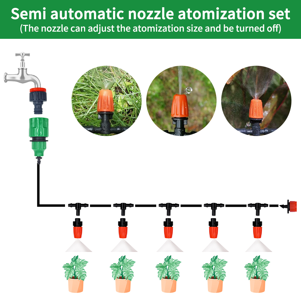 Fog Nozzles Irrigation Kit 5M- - đánh giá và giá Plant Parent Kit
