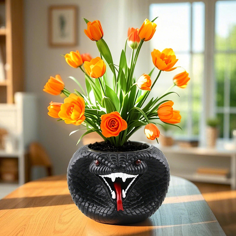 Creative Resin Flower Pot - Ti - đánh giá và giá Snake Plant Ceramic
