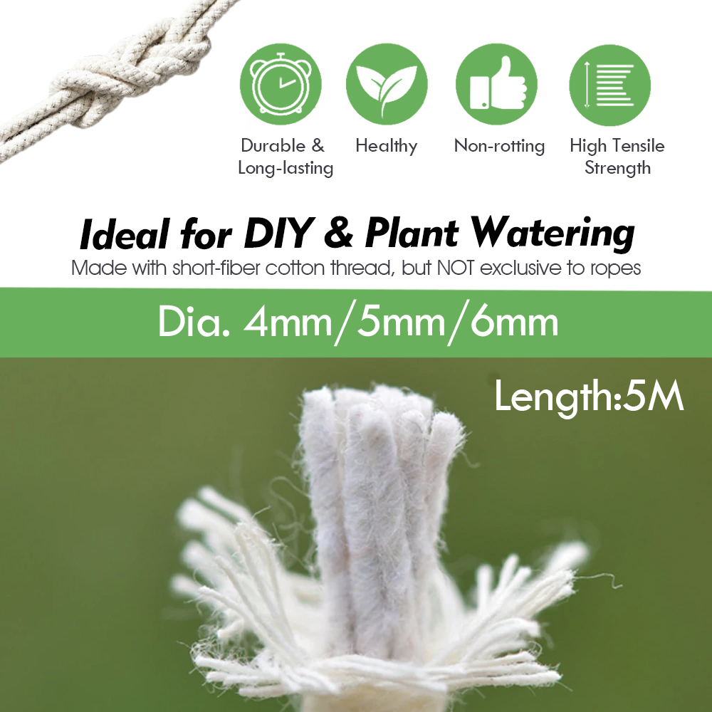 4/5/6mm Self Watering Cotton W - đánh giá và giá Plant Parent Kit